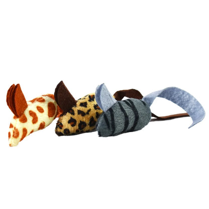 Ratones de juguete para gatos (3 piezas)