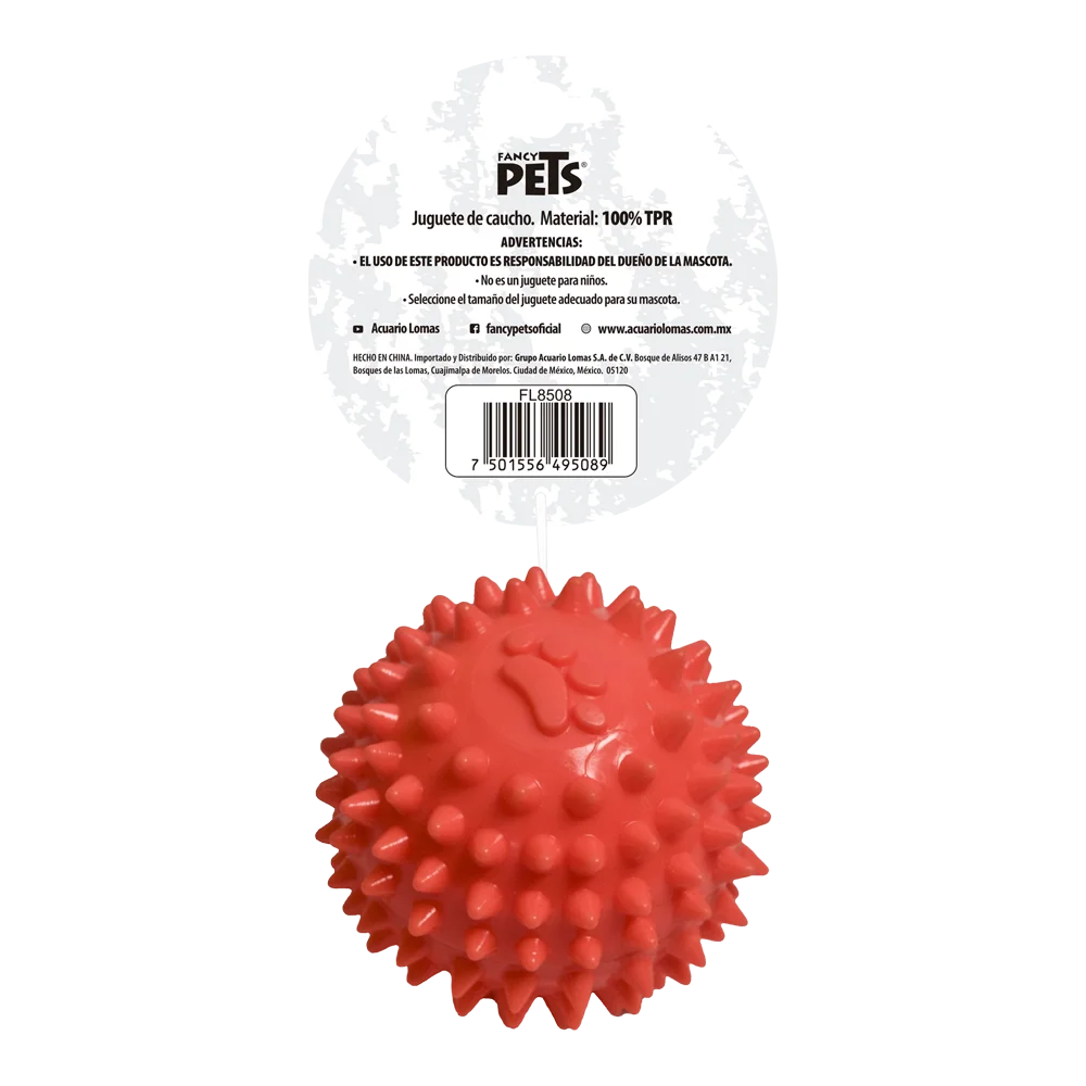 Fancy Pets. Pelota texturizada para perros pequeños
