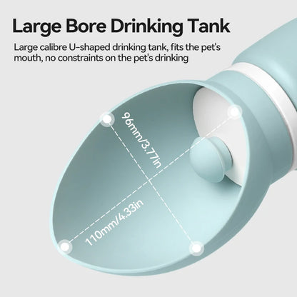 Botella de agua para paseos