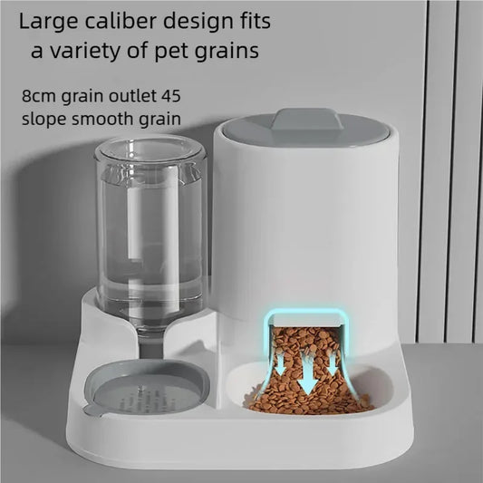 Dispensador de agua y comida para mascotas