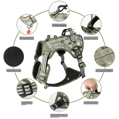 Arnés reflectante para perros